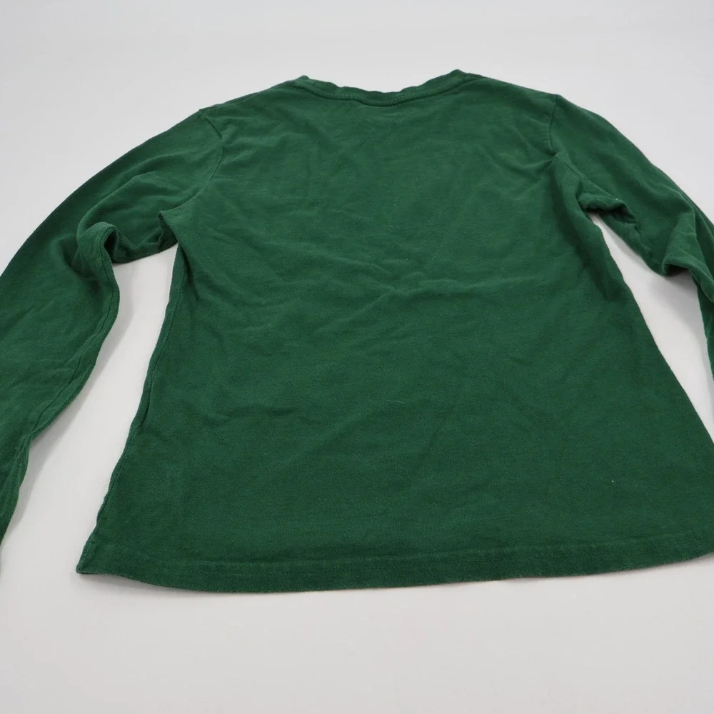 Nike Oregon Ducks T-Shirt Womens Small Green Y2K Long Sleeve Logo Tee‎